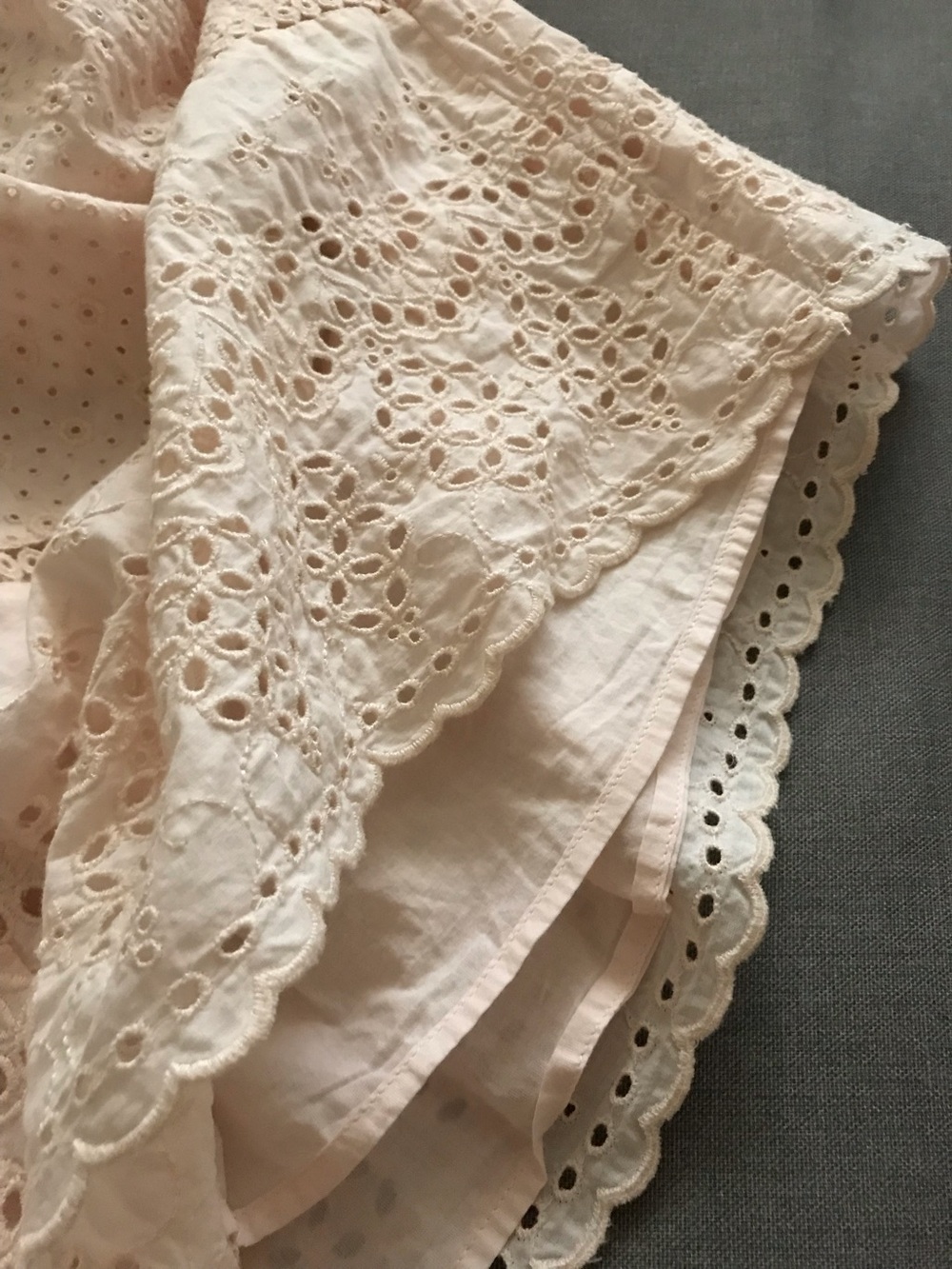 LOFT Cotton Powder Pink Eyelet Dress - Picture 11 of 16